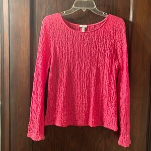 J. Jill blouse, coral color, P/M